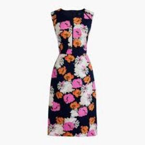 J Crew Portfolio Dress in Petunia Print